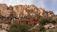 Rock climbing routes, Red Rock Canyon, NV