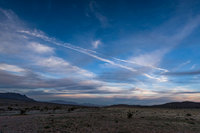 Evening sky, NV