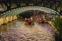 Boats on River Walk canal