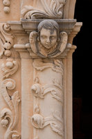 Column detail, Mission San Jose