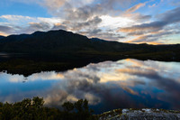 Sunset reflection, Cradle Mountain, Tasmania, Australia