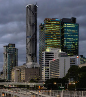 Brisbane, Storm at dusk