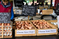 Melbourne, Victoria Market stall
