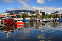 Hobart harbor, Tasmania, Australia