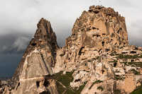 Rock houses, Uchisar, Cappadocia