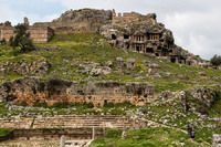 Rock cave houses, Tlos