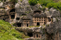Rock cave houses 2, Tlos