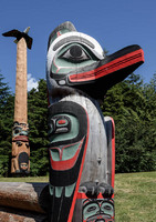 Ketchikan totem pole detail