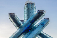 Olympic torch, Vancouver, Canada
